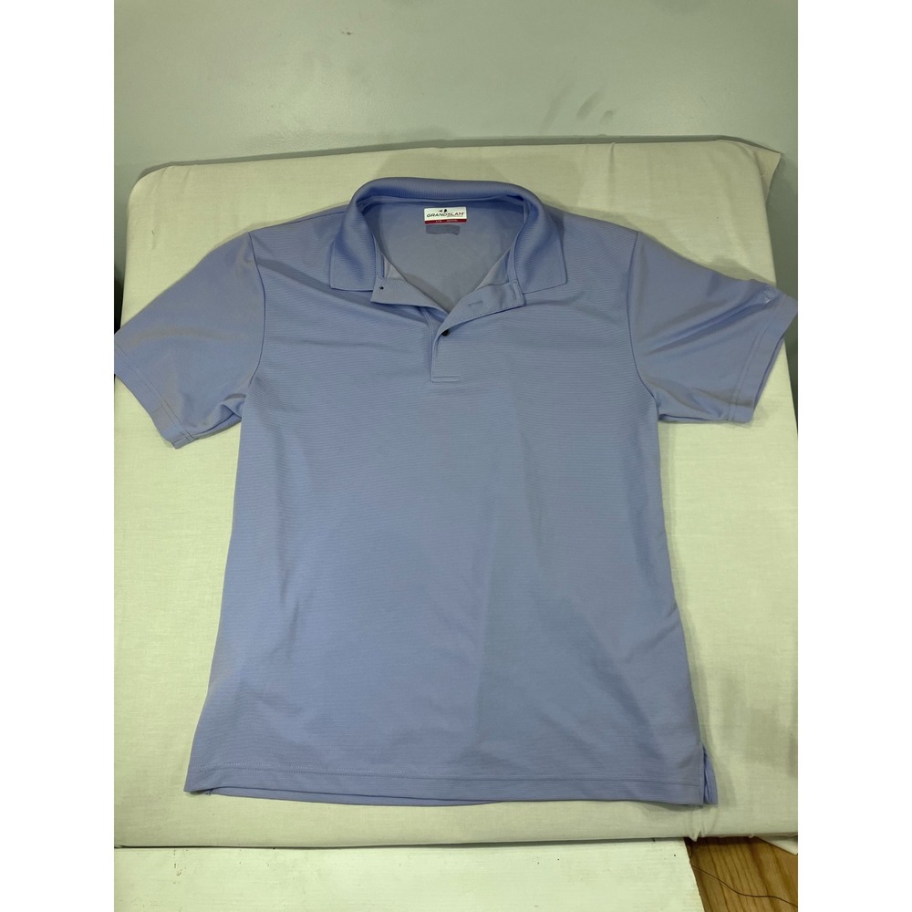 Grand Slam Men's Golf Polo Size Large Light‎ Blue  (A3)